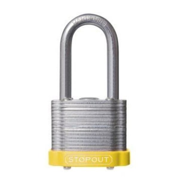 Accuform STOPOUT LAMINATED STEEL PADLOCKS KDL906YL KDL906YL
